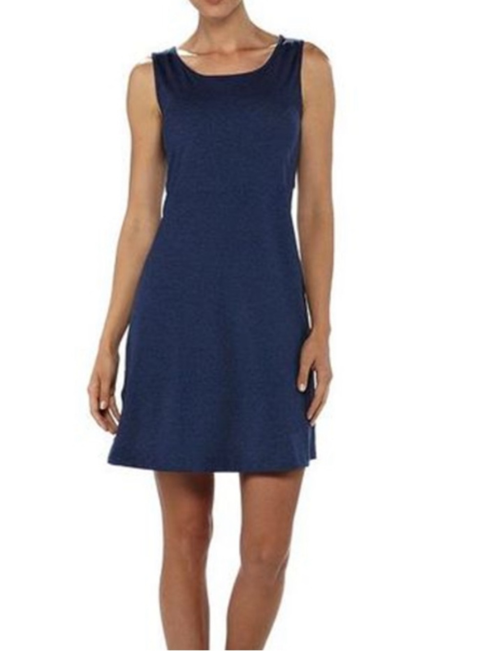 Patagonia Sleeveless Seabrook Dress in Heathered Blue Size Large